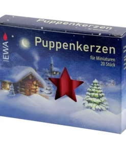 20 Bougies Anniversaire, Puppenkerzen 10 Mm