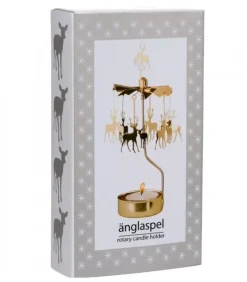 Bougeoir Carrousel Cerf Dore