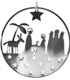 Crèche De Noël Design A Suspendre