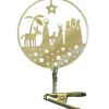 Crèche Nativite A Clipser Sur Le Sapin De Noël