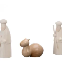 Dromadaire En Bois Pour Crèche De Noël, 3 Cm