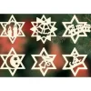 Etoiles En Bois, Déco Sapin De Noël, 6 Motifs Differents - N° 11