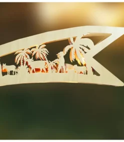 Grande Etoile Lumineuse En Bois A Suspendre