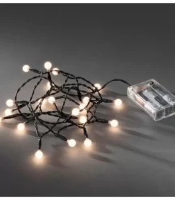 Guirlande Led A Pile ,20 Diodes Rondes