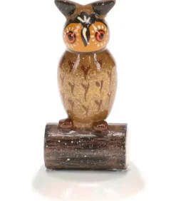 Hibou, Village De Noël Miniature