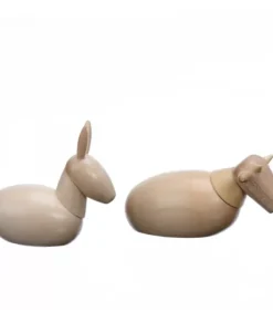 L'Ane Et Le Boeuf, Animaux De La Crèche De Noël, 6 Cm