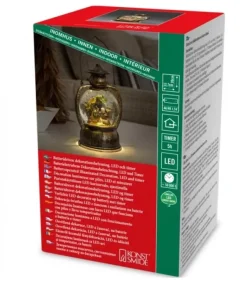 Lanterne À Neige, Crèche De Noël, 20 Cm