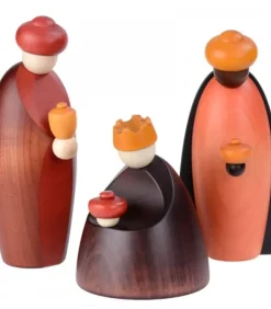 Les Trois Rois Mages Et Leurs Offrandes, 12 Cm