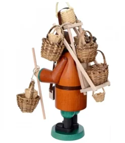 Personnage Brule-Encens Vendeur De Paniers