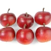 Pommes Décoratives Rouges Fonce, 4 Cm