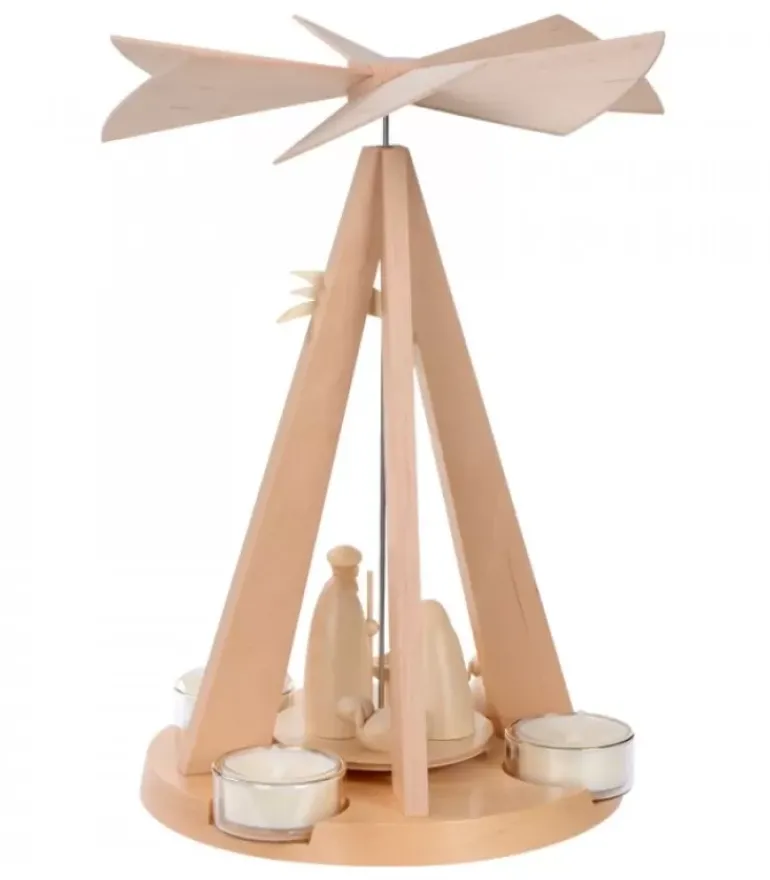 Pyramide De Noël Bois Au Design Moderne