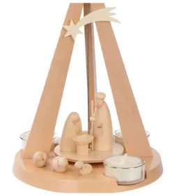 Pyramide De Noël Bois Au Design Moderne