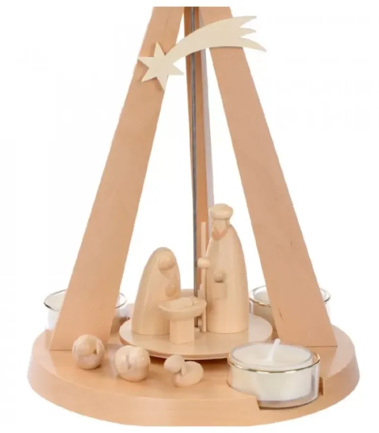 Pyramide De Noël Bois Au Design Moderne