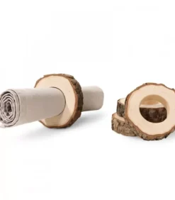 Rond De Serviette En Bois (4 Pieces)