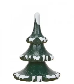 Village De Noël Miniature, 2 Sapins 6 Cm