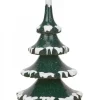 Village De Noël Miniature, 2 Sapins 8 Cm